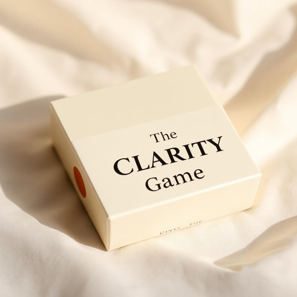 The Clarity Game deck packaging